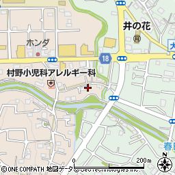 東京都町田市野津田町1201周辺の地図