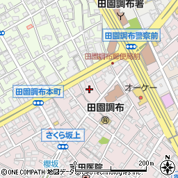 東京都大田区田園調布本町48周辺の地図