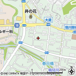 東京都町田市大蔵町523周辺の地図