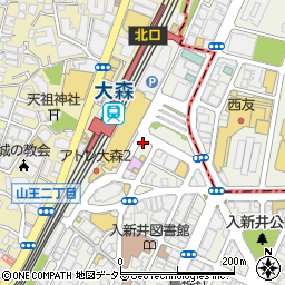 ファミリーマート小浦大森駅前店周辺の地図