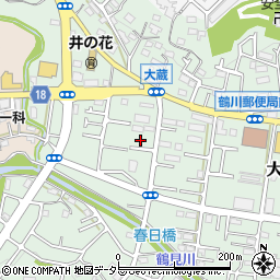 東京都町田市大蔵町508周辺の地図