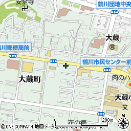 東京都町田市大蔵町378周辺の地図