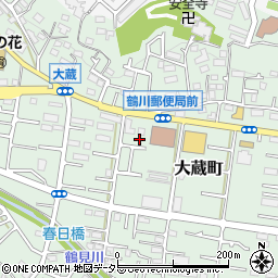 東京都町田市大蔵町474-7周辺の地図