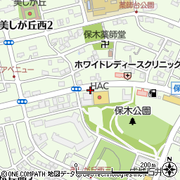 神奈川県横浜市青葉区美しが丘西周辺の地図