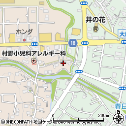 東京都町田市野津田町1204周辺の地図