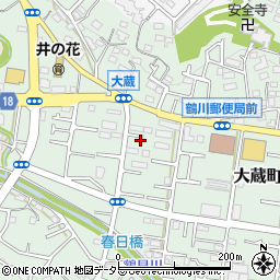 東京都町田市大蔵町499周辺の地図