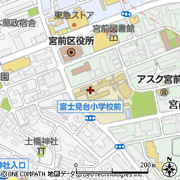 川崎市立富士見台小学校周辺の地図