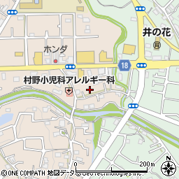 東京都町田市野津田町1187周辺の地図
