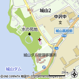 津久井湖　記念館周辺の地図