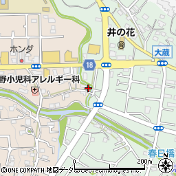 東京都町田市野津田町1205周辺の地図