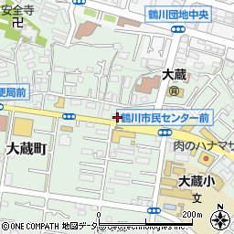 東京都町田市大蔵町948-1周辺の地図