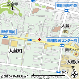東京都町田市大蔵町953周辺の地図