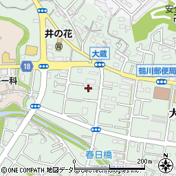 東京都町田市大蔵町507周辺の地図