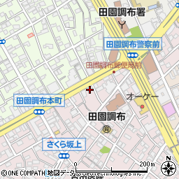 東京丸子横浜線周辺の地図