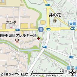 東京都町田市野津田町1206周辺の地図