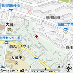 東京都町田市大蔵町2052周辺の地図