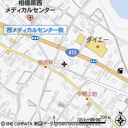 神奈川県相模原市緑区中野1345周辺の地図