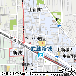 井上クリーニング株式会社　本店周辺の地図