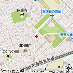 東京都大田区北嶺町21周辺の地図