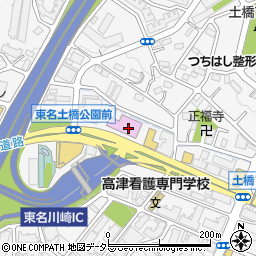 株式会社有賀園ゴルフ　東名川崎店周辺の地図
