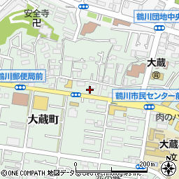 ファミリーマート町田大蔵町店周辺の地図