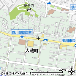 東京都町田市大蔵町1099周辺の地図