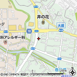 東京都町田市大蔵町546周辺の地図
