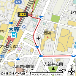 ジンギスカン慶彦 東京大森店周辺の地図