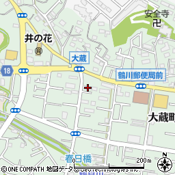 東京都町田市大蔵町501周辺の地図