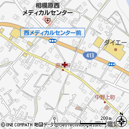 神奈川県相模原市緑区中野1341-3周辺の地図