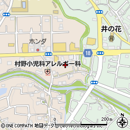 川崎二号水道周辺の地図