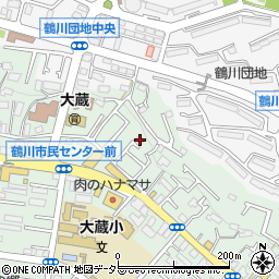 東京都町田市大蔵町2041周辺の地図