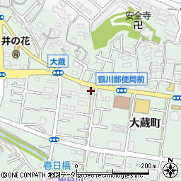 東京都町田市大蔵町477周辺の地図
