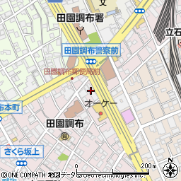 東京都大田区田園調布本町51周辺の地図