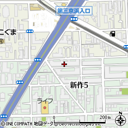 ライオンズステージ武蔵新城周辺の地図