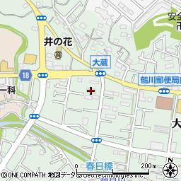 クローバー周辺の地図