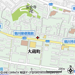 東京都町田市大蔵町1110周辺の地図