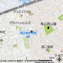 東京都大田区西馬込2丁目15周辺の地図