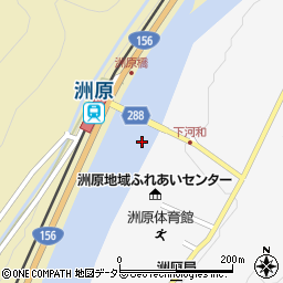 洲原橋周辺の地図