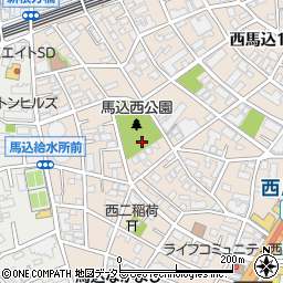 東京都大田区西馬込2丁目8周辺の地図
