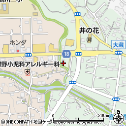 東京都町田市大蔵町561周辺の地図