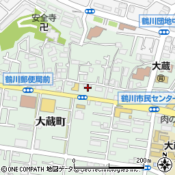 東京都町田市大蔵町1095周辺の地図