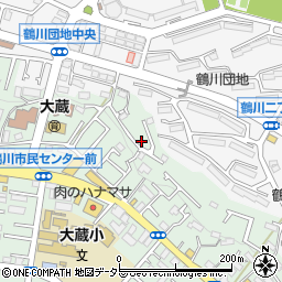 東京都町田市大蔵町2042周辺の地図