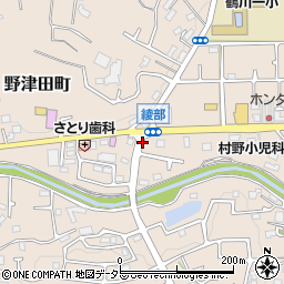 東京都町田市野津田町3747周辺の地図