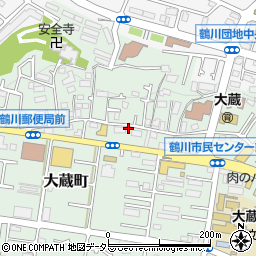 東京都町田市大蔵町955周辺の地図