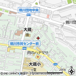 東京都町田市大蔵町2034周辺の地図