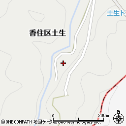 兵庫県美方郡香美町香住区土生262周辺の地図