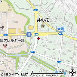 東京都町田市大蔵町547周辺の地図