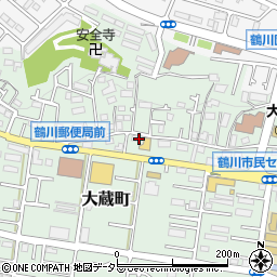 東京都町田市大蔵町1096周辺の地図