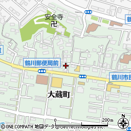 東京都町田市大蔵町1111周辺の地図